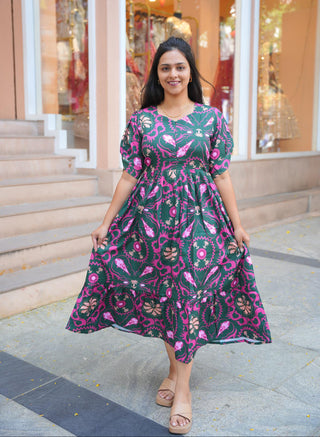 EXOTIC VINYL | MATERNITY MAXI ANKLE LENGTH