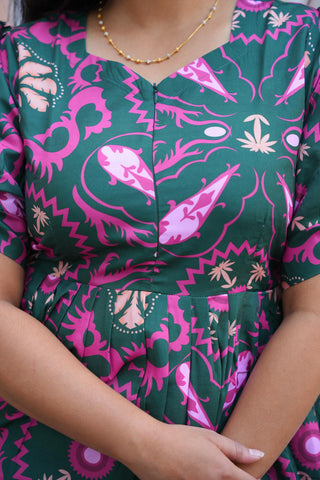 EXOTIC VINYL | MATERNITY MAXI ANKLE LENGTH