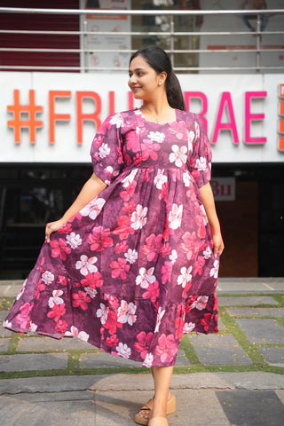 GOTHIC BLOOM | MATERNITY MAXI ANKLE LENGTH