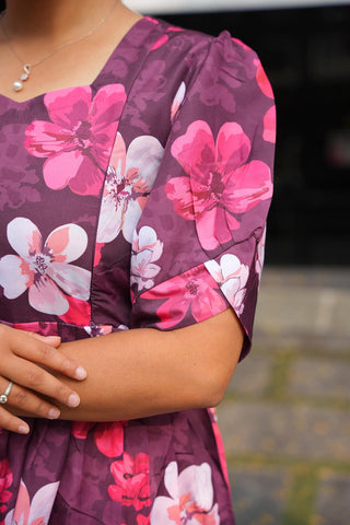 GOTHIC BLOOM | MATERNITY MAXI ANKLE LENGTH