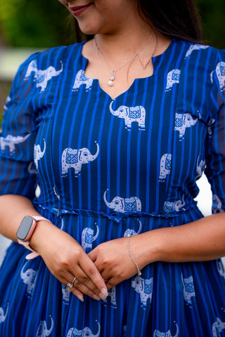 ELEPHANT | MATERNITY GEORGETTE MAXI ANKLE LENGTH