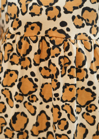 SANDAL CHEETAH | NON-FEEDING MAXI – PUFF SLEEVES | ANKLE LENGTH MAXI