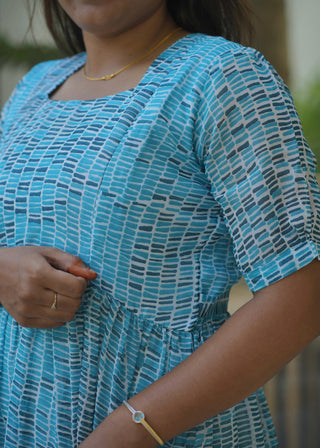 AQUARA | MATERNITY GEORGETTE MAXI ANKLE LENGTH