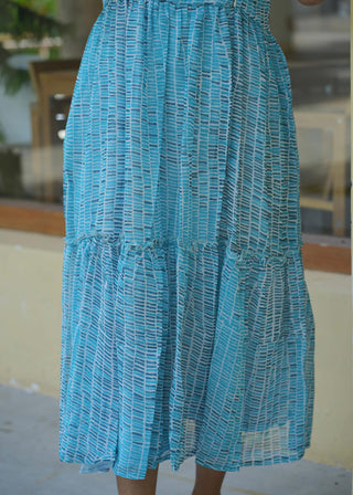 AQUARA | MATERNITY GEORGETTE MAXI ANKLE LENGTH