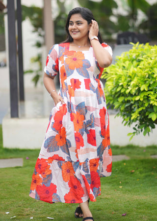 FESTIVAL FLORA| MATERNITY MAXI ANKLE LENGTH
