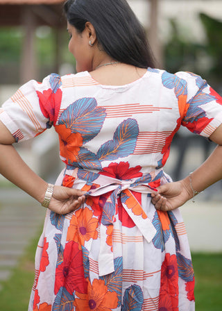 FESTIVAL FLORA| MATERNITY MAXI ANKLE LENGTH