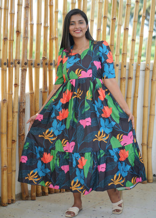 RAINFOREST BLOOM | MATERNITY MAXI ANKLE LENGTH