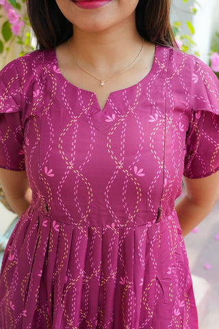 FLOWY FLORA | MATERNITY MAXI ANKLE LENGTH