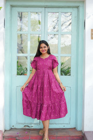 FLOWY FLORA | MATERNITY MAXI ANKLE LENGTH