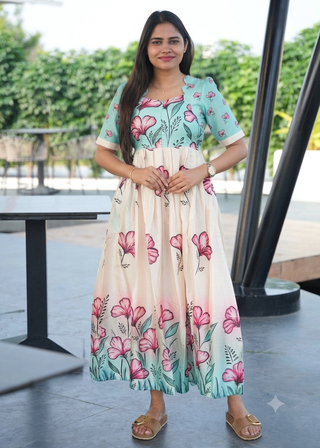 BORDER AUTUMN | MATERNITY MAXI FULL LENGTH